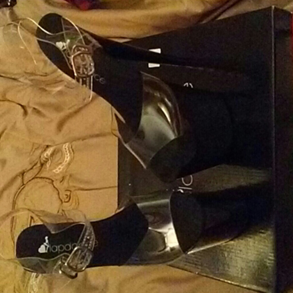 8" Black Platforms
